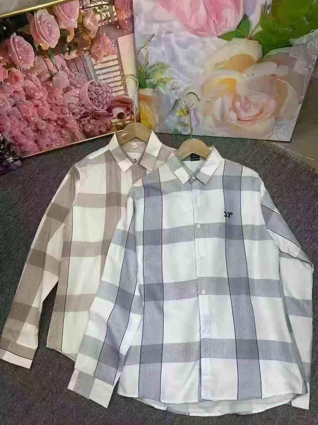 Men's Long Sleeve Plaid Shirt 2026 New 3 Colors M-3XL About 550 Pieces - Image 7
