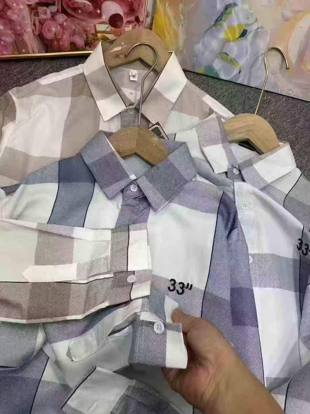 Men's Long Sleeve Plaid Shirt 2026 New 3 Colors M-3XL About 550 Pieces - Image 9