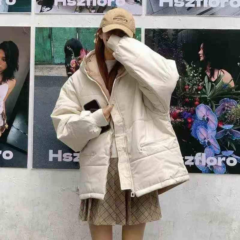5053 Peças de Jaquetas Femininas Novas Soltas de Inverno Acolchoadas de Algodão - Image 4