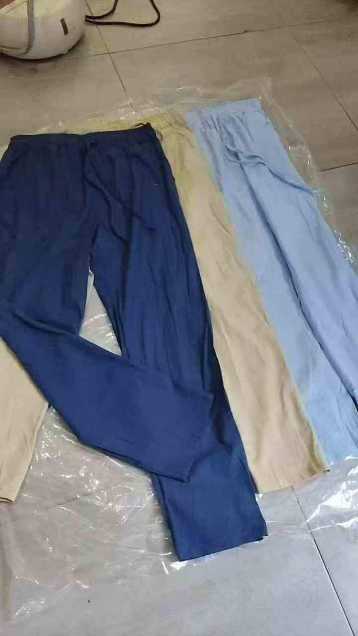 Seluar Kasual 30% Linen 70% Kapas Saiz S-XXL Kira-kira 512 Keping - Image 5