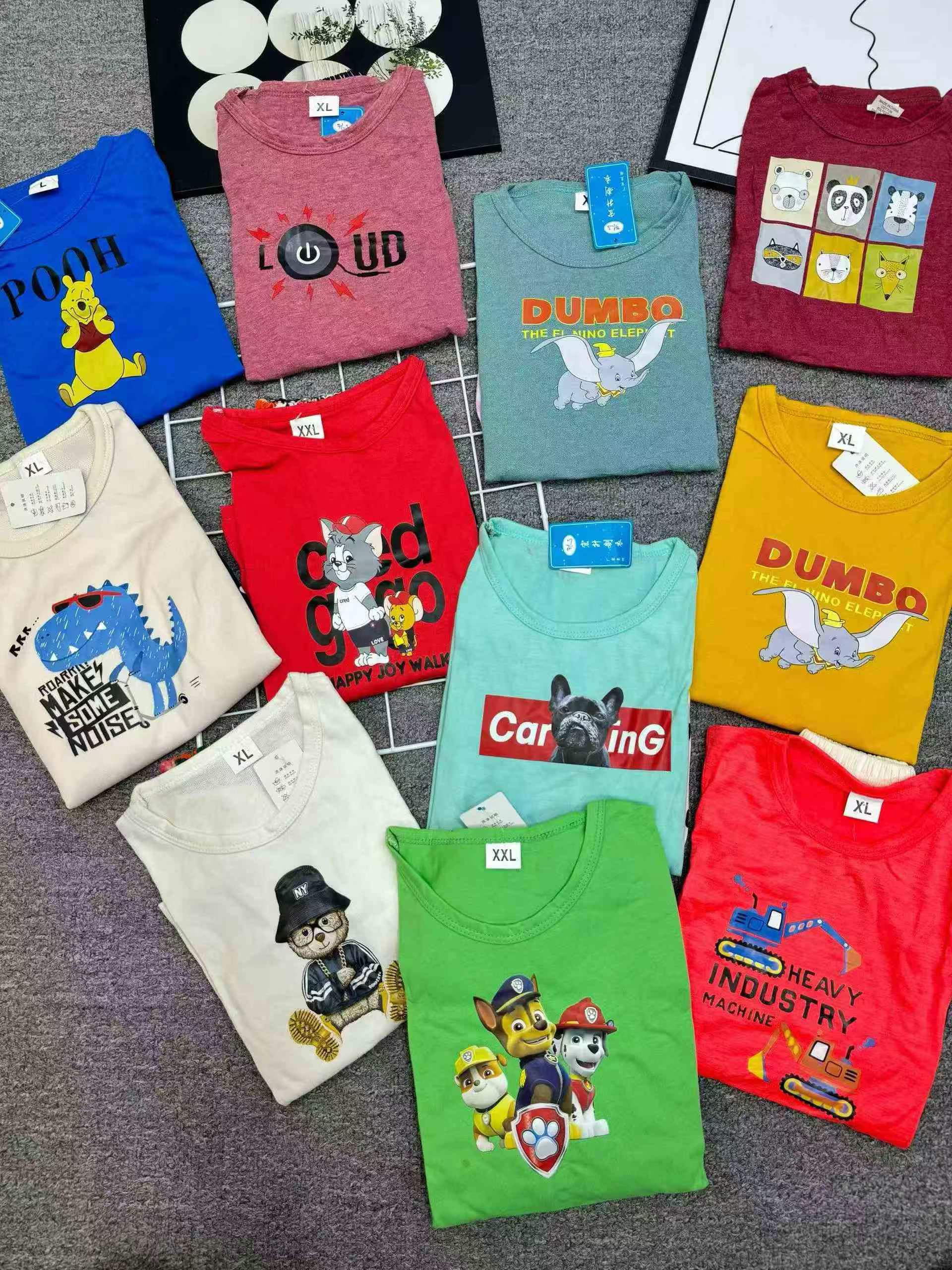 15000套新款夏季休闲糖果色儿童短袖套装 - Image 7
