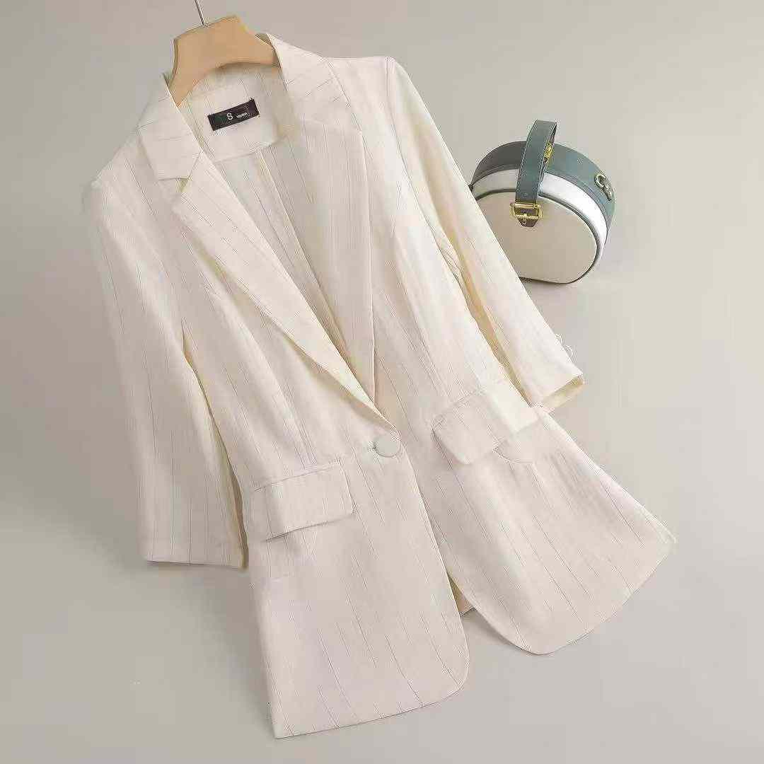 High Quality Women's Elbow Sleeve Blazer, 3 Colors, Factory Original Packing, S-4XL, Total 600 Pcs (285#601) - Image 4