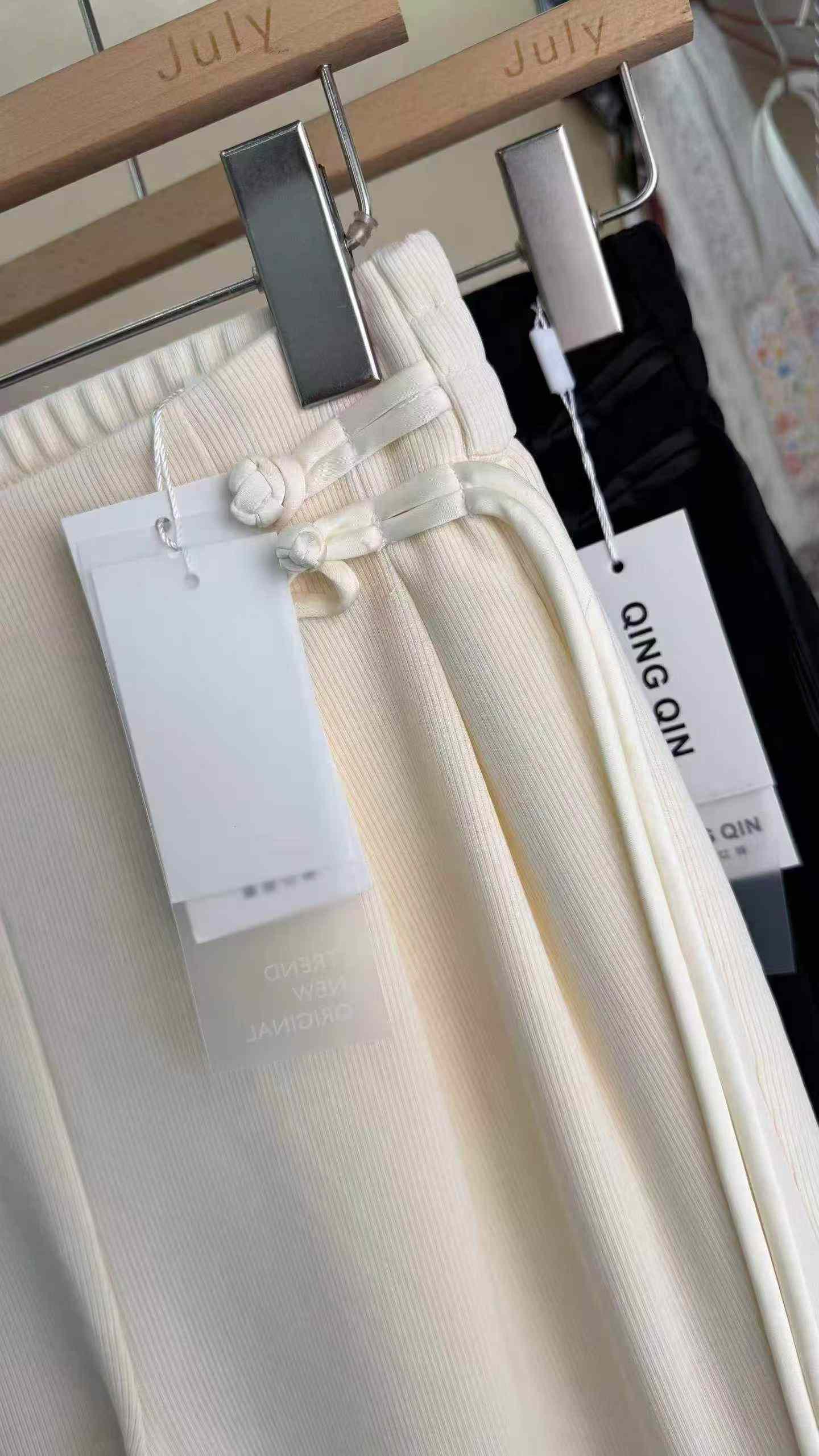 New Chinese Style High Waist Wide Leg Casual Women Pants, 600PCS, 2 Colors, SM Size, Individually Packed (8808#602) - Image 6