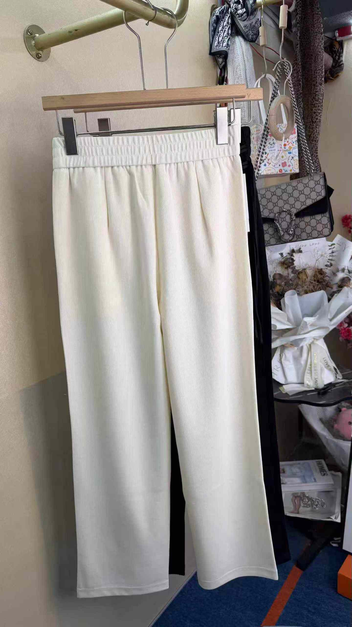 New Chinese Style High Waist Wide Leg Casual Women Pants, 600PCS, 2 Colors, SM Size, Individually Packed (8808#602) - Image 8