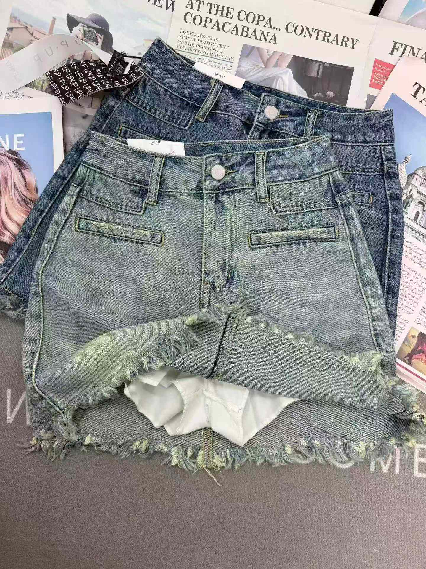 High Quality YKK Lined Women's Denim Mini Skirt, 2 Colors, S-XL, 260 Pieces, Item #2865 610 - Image 8