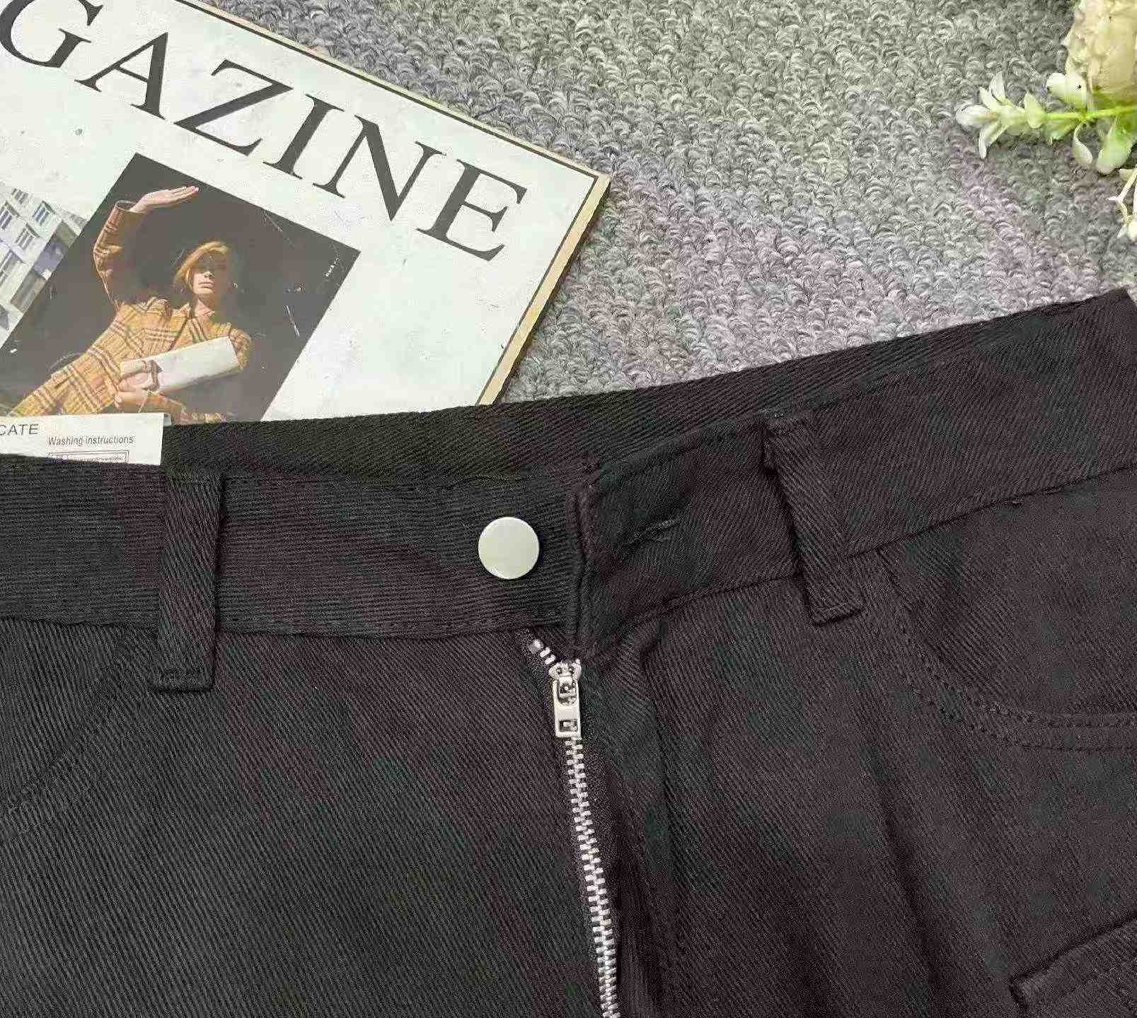 Summer New Vintage Multi-pocket Cargo Denim Mini Skirt, About 150 Pieces - Image 9