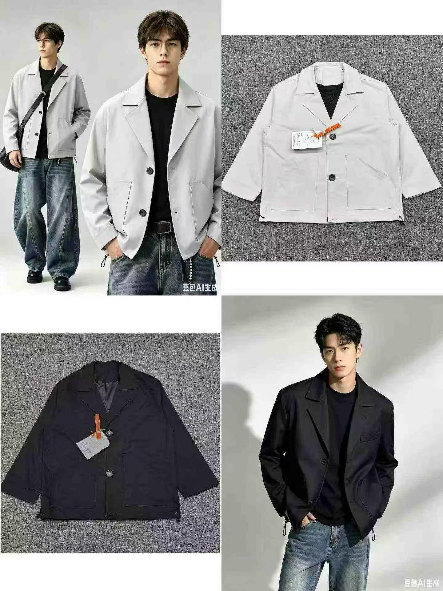 Branded Men's Outerwear Jackets Trench Coats, Total About 7900 Pieces - Image 4