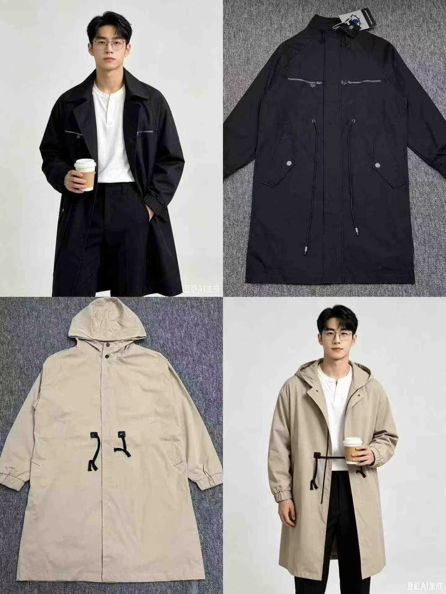 Branded Men's Outerwear Jackets Trench Coats, Total About 7900 Pieces - Image 6
