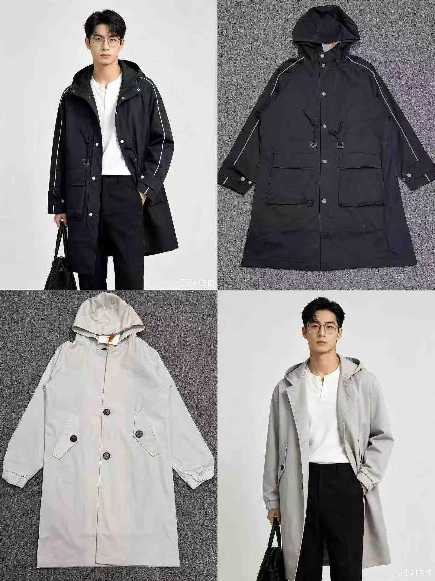 Branded Men's Outerwear Jackets Trench Coats, Total About 7900 Pieces - Image 7
