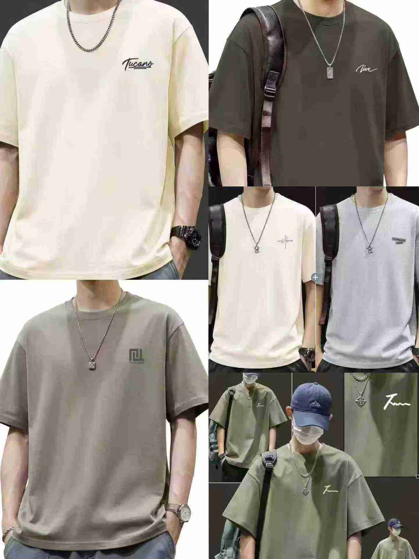 27000 Pieces Pique Cotton Collared Short Sleeve T-shirts Bulk Clearance - Image 3