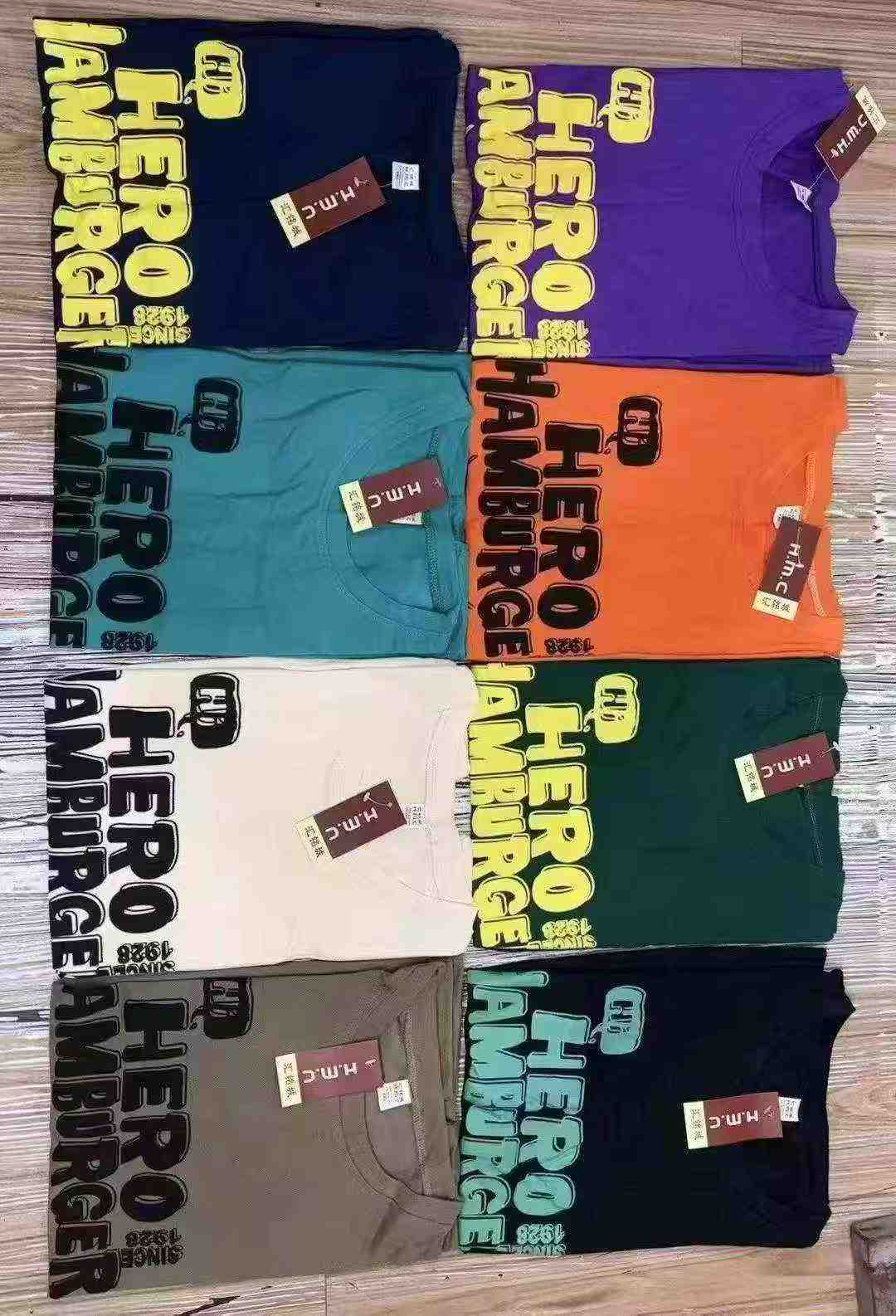 27000 Pieces Pique Cotton Collared Short Sleeve T-shirts Bulk Clearance - Image 8