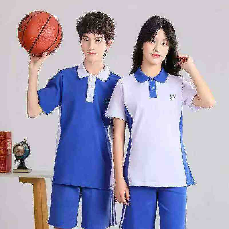 13000 Pcs Shenzhen Style Cotton School Uniform T-shirts, Long & Short Sleeve, Size 120-170 - Image 5