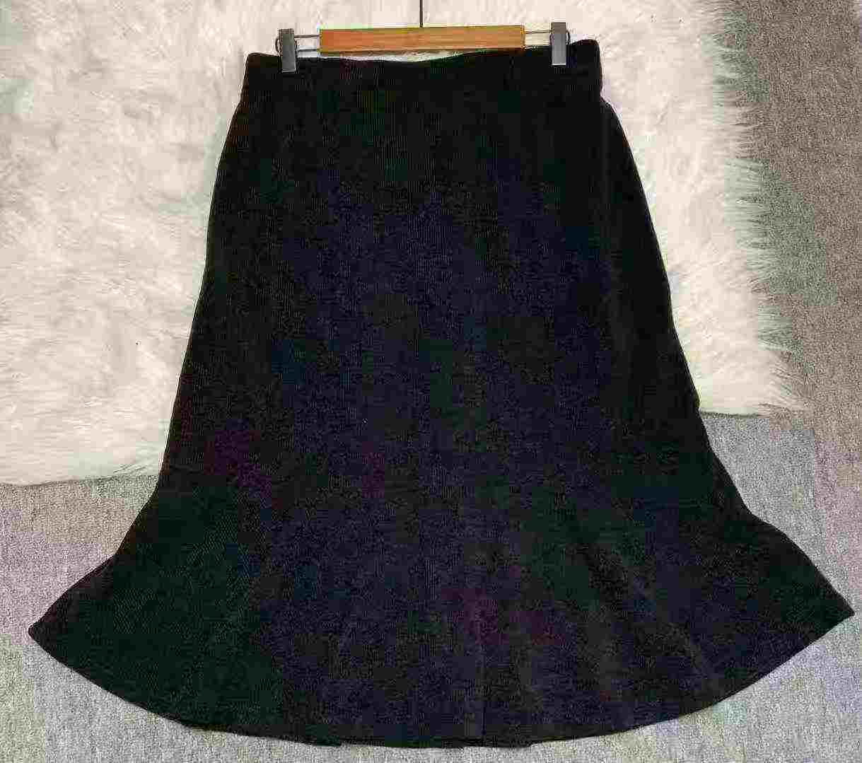 2025 New Fall Winter Women Corduroy High Waist A-line Midi Long Skirts, 420 Pieces Stock Clearance - Image 6