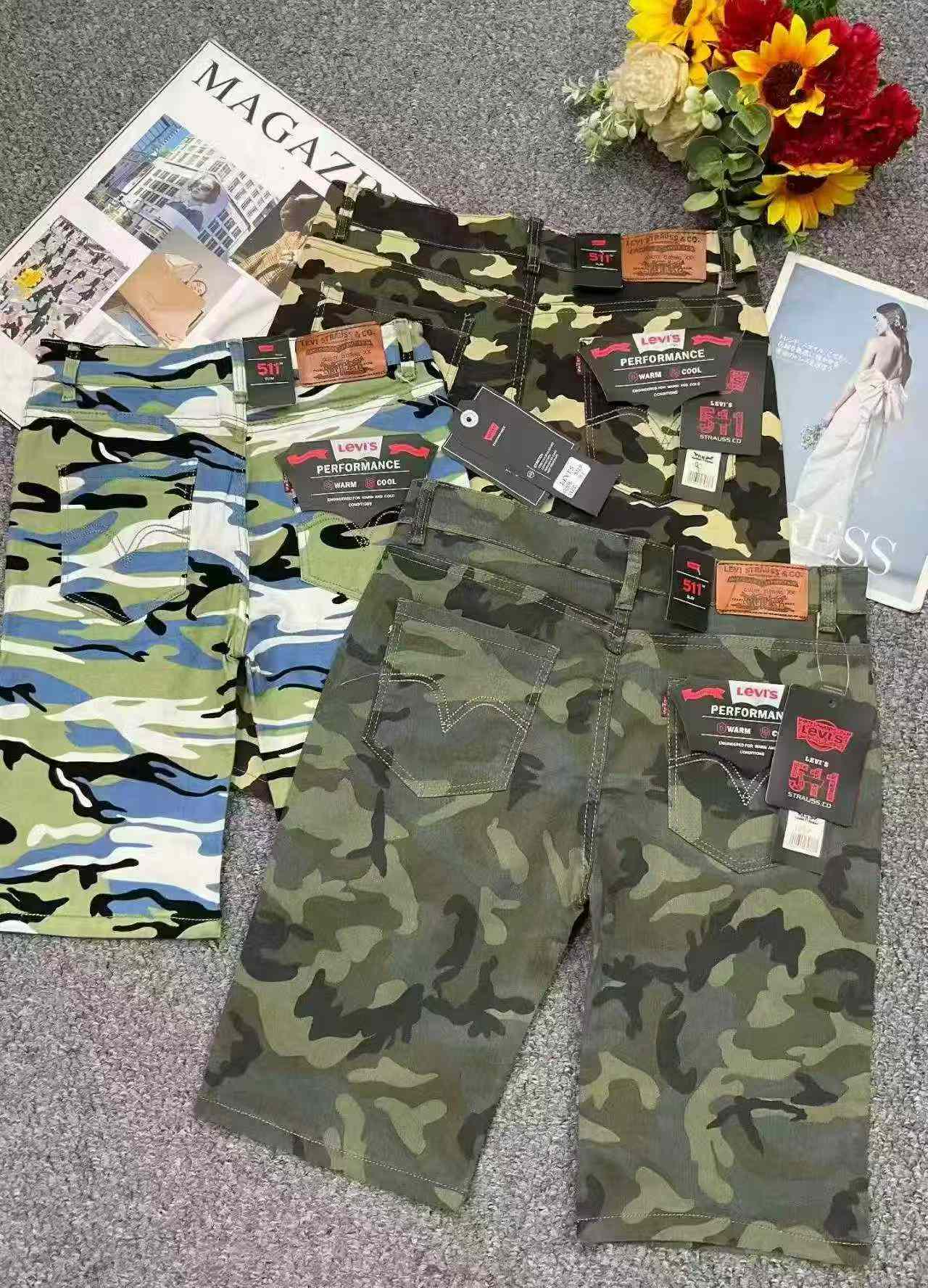 New Summer Men's High Stretch Loose Denim Shorts, About 1000 Pieces - Image 7