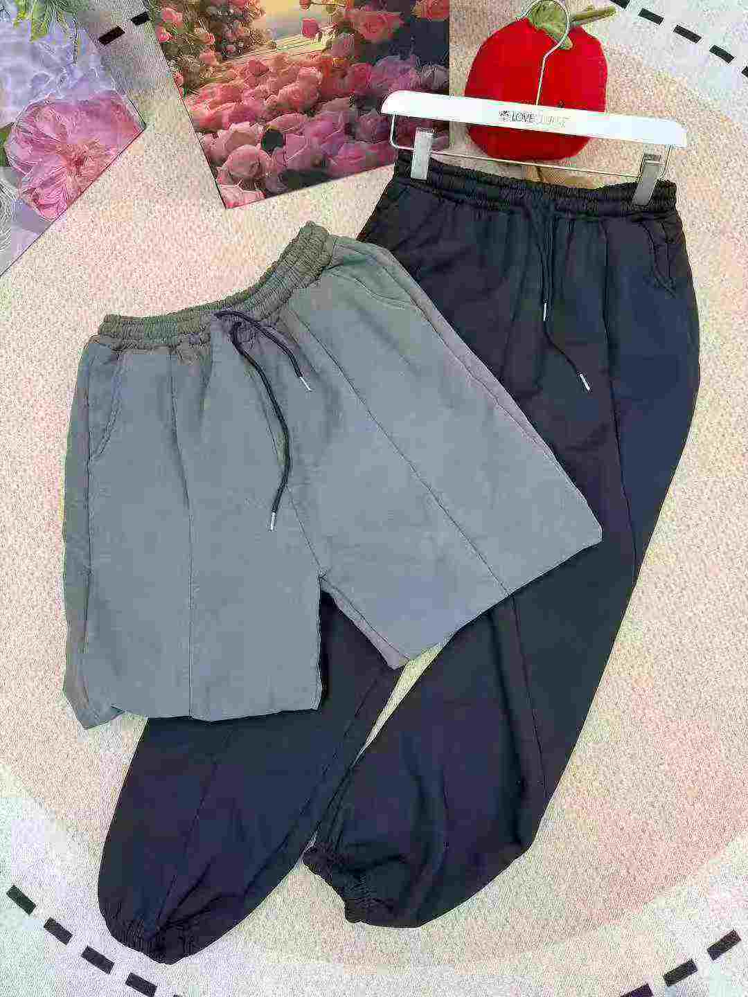 736 Pcs Unisex Thickened Sherpa Fleece Casual Sweatpants Size M-3XL - Image 4