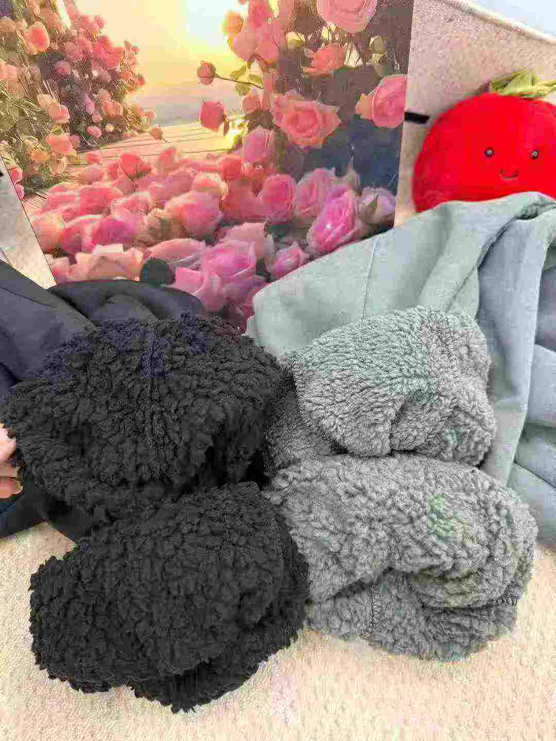 736 Pcs Unisex Thickened Sherpa Fleece Casual Sweatpants Size M-3XL - Image 6