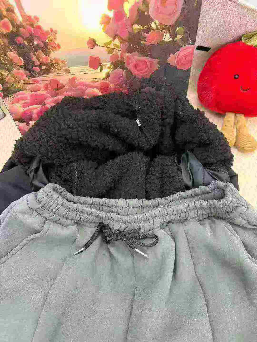 736 Pcs Unisex Thickened Sherpa Fleece Casual Sweatpants Size M-3XL - Image 8