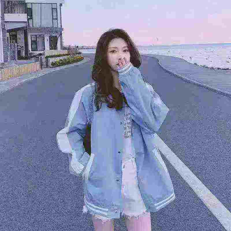 About 300pcs High Quality Couple College Style Solid Baseball Jackets - Image 4