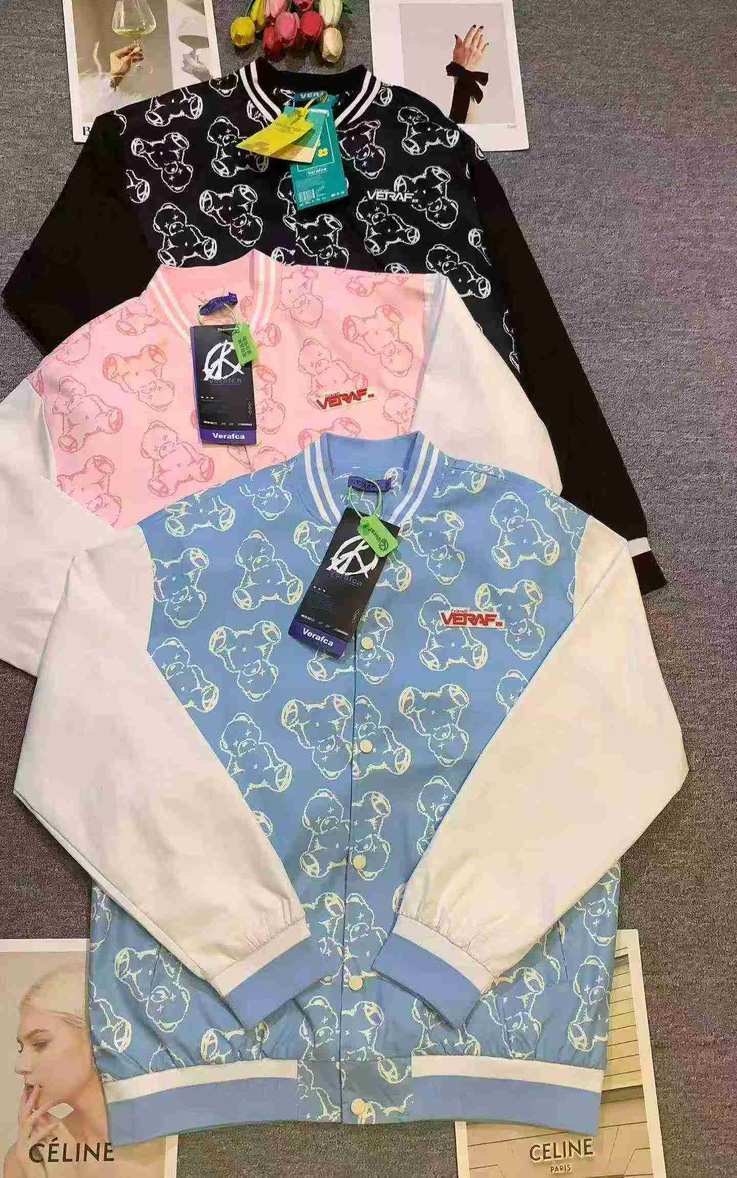 Around 1500 PCS Unisex Korean Style Loose Baseball Jacket - Image 5