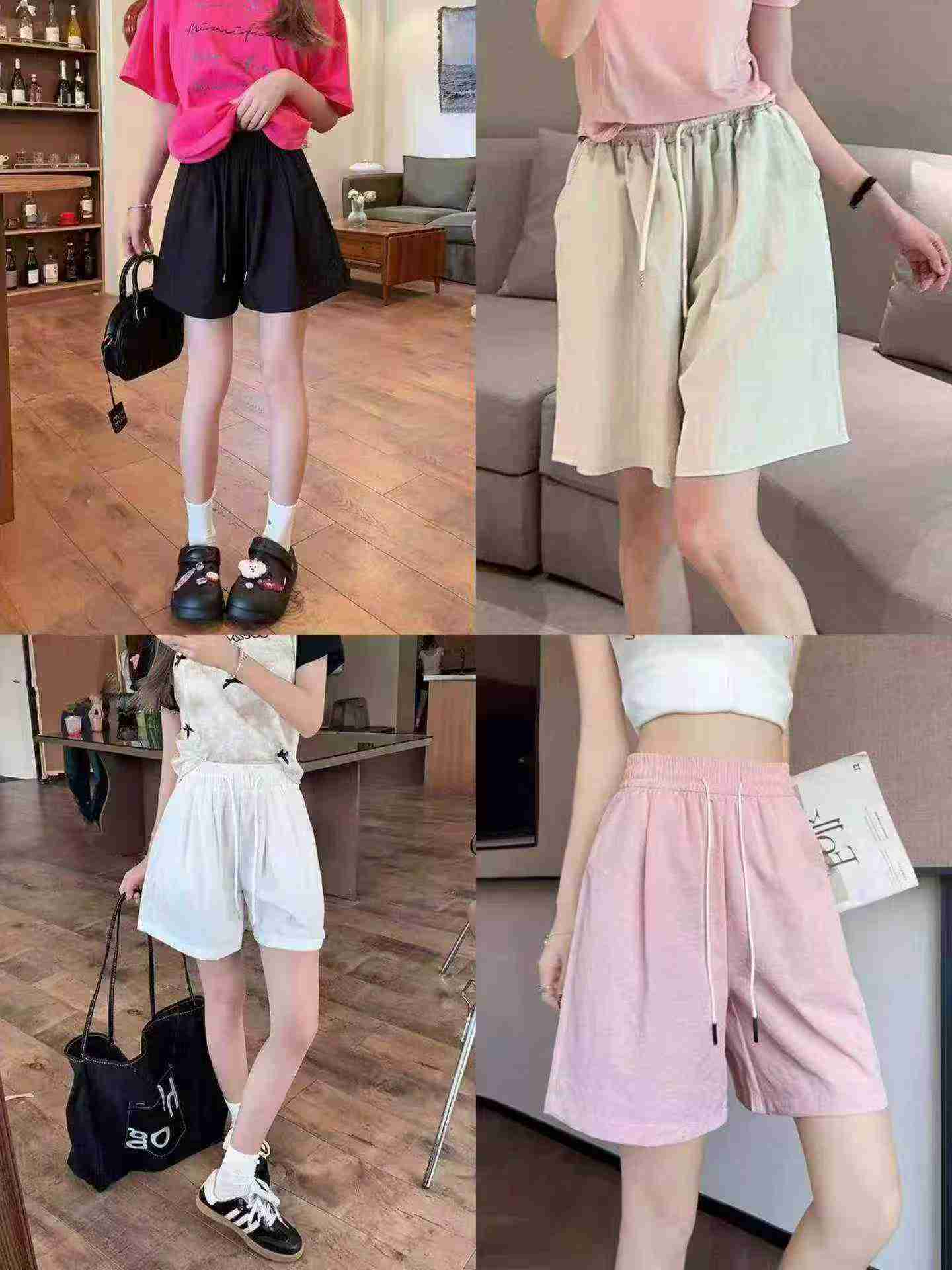About 190 Pcs Dopamine Sweet Loose Women's Shorts - Image 6