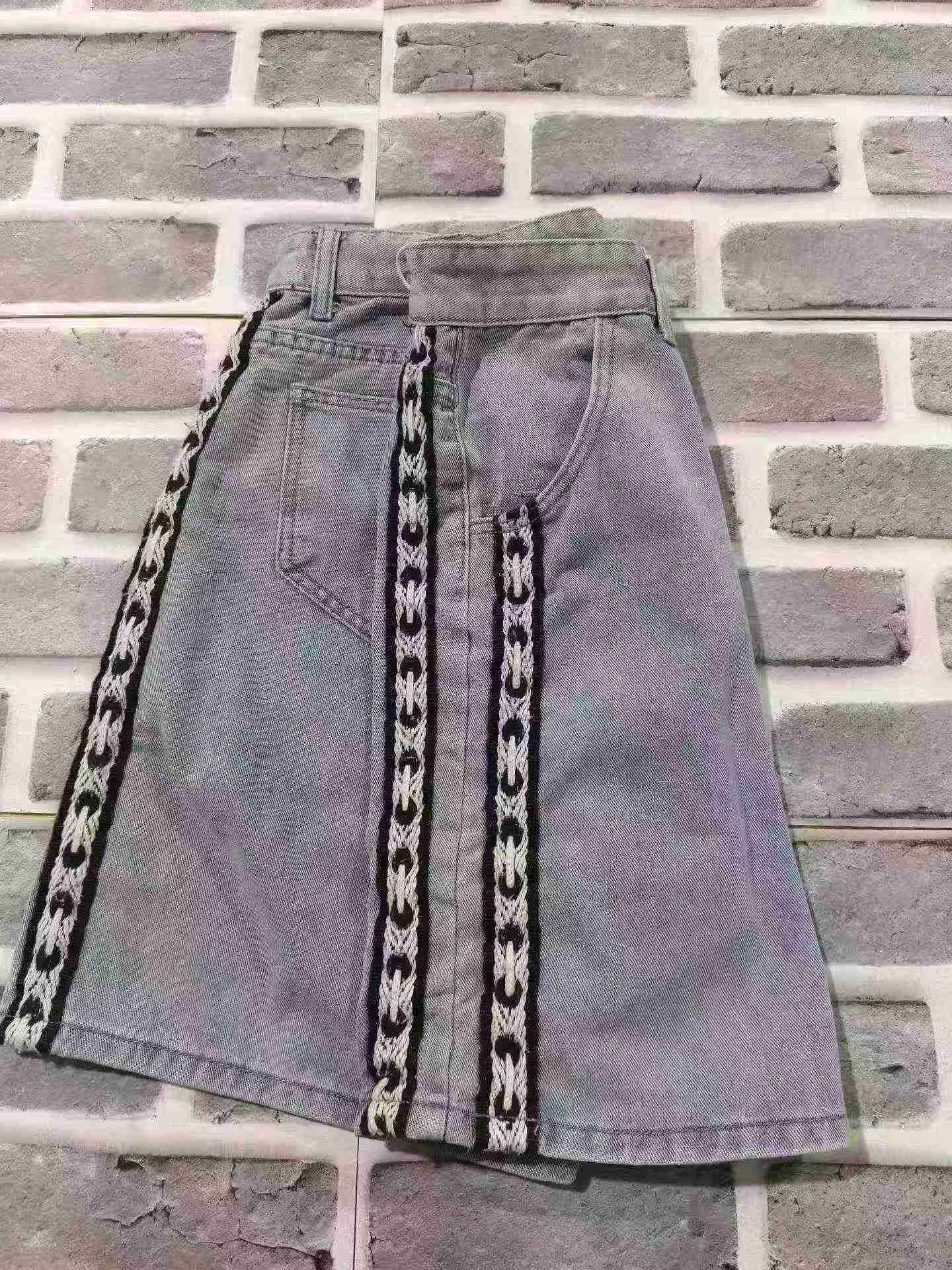 Men's Summer Loose Striped Denim Shorts About 400 Pieces - Image 8
