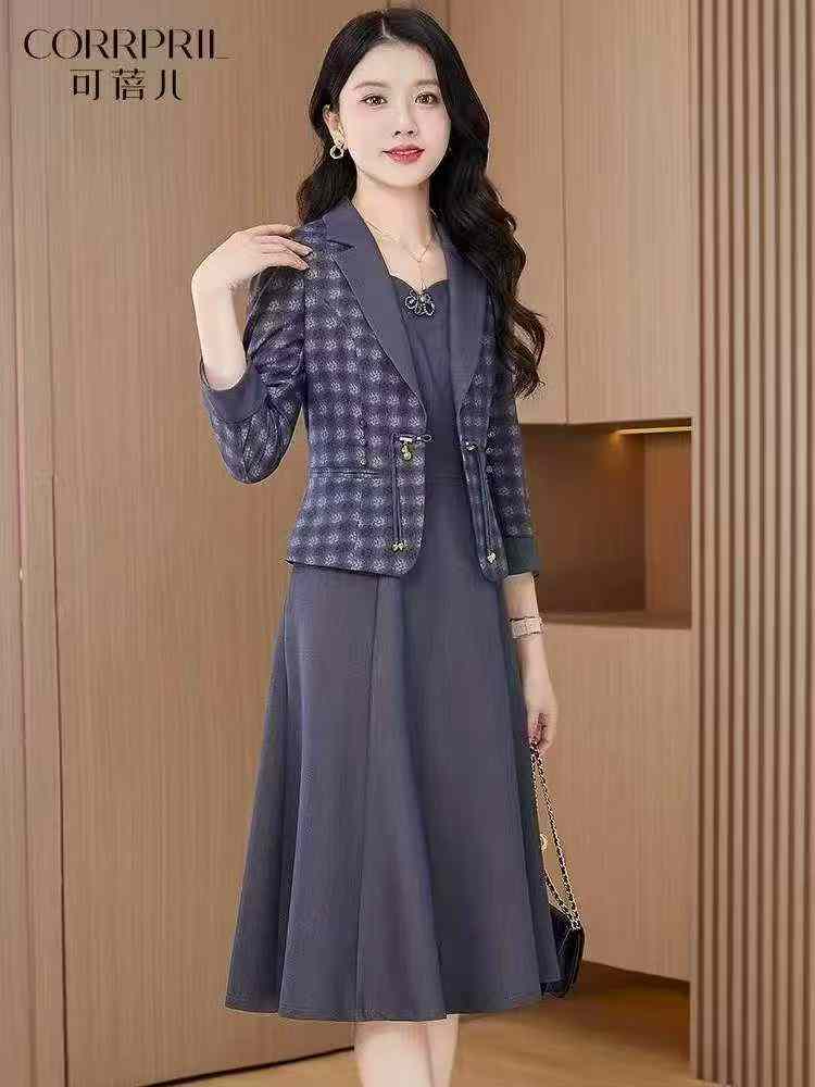 Women's Vintage Blazer Dress Two-piece Set, 1911 Sets In Stock - Image 7
