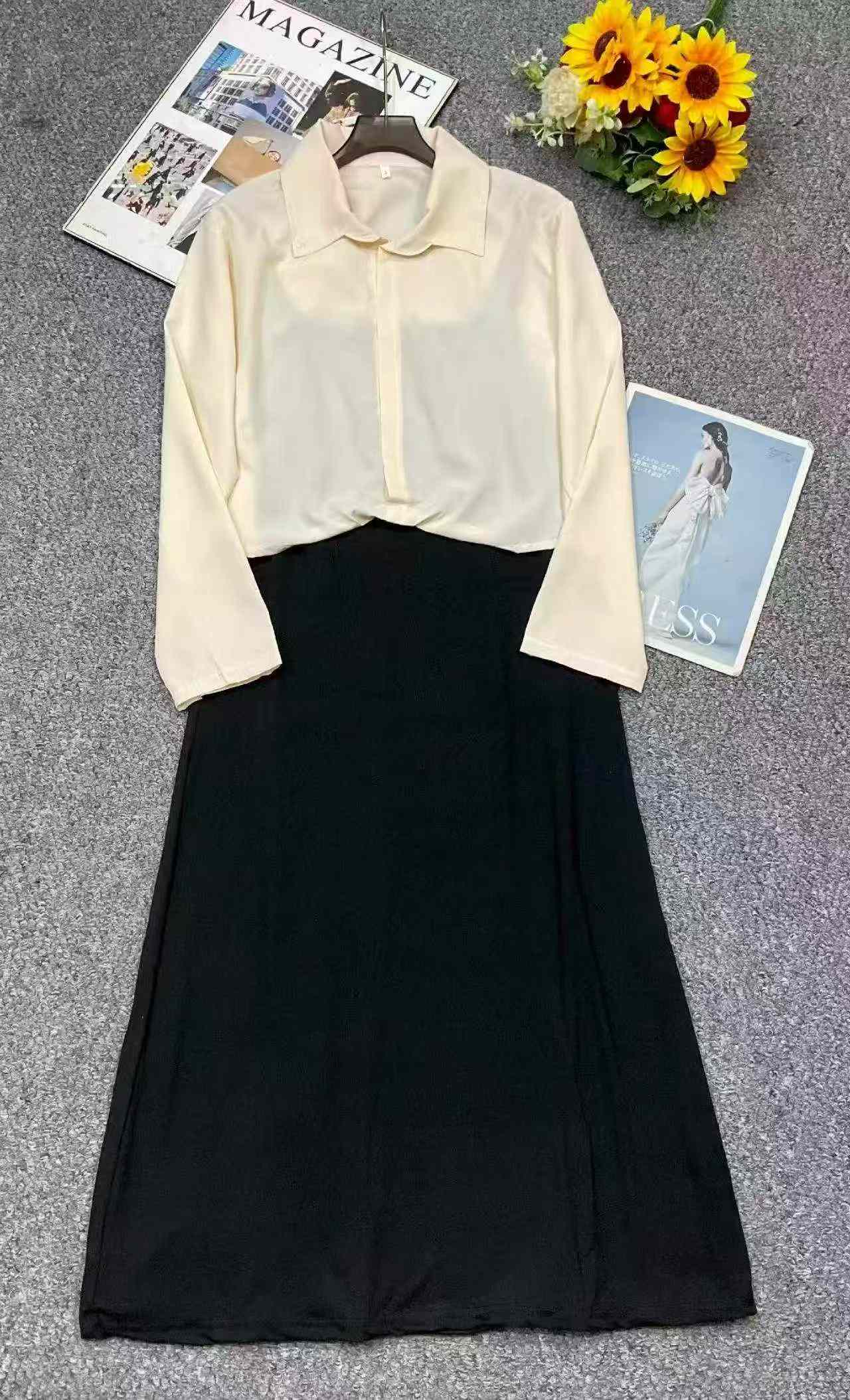 Summer 2-Piece Set Cropped Sun Protection Shirt & Cami Dress 305pcs Stock Wholesale - Image 6