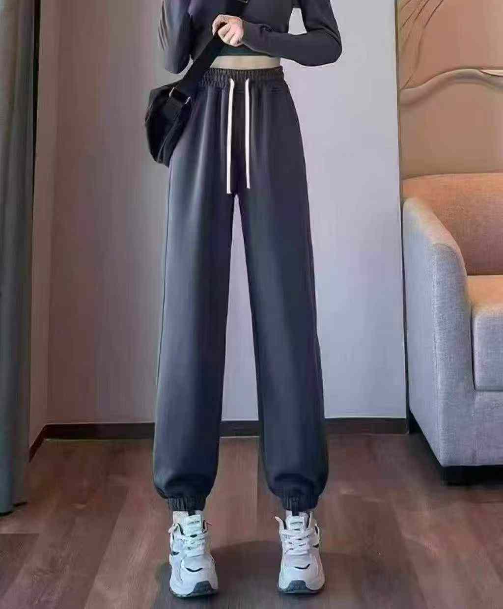 Spring Autumn Brand Original Cotton Loose Casual Sweatpants, 300PCS, S-2XL - Image 5