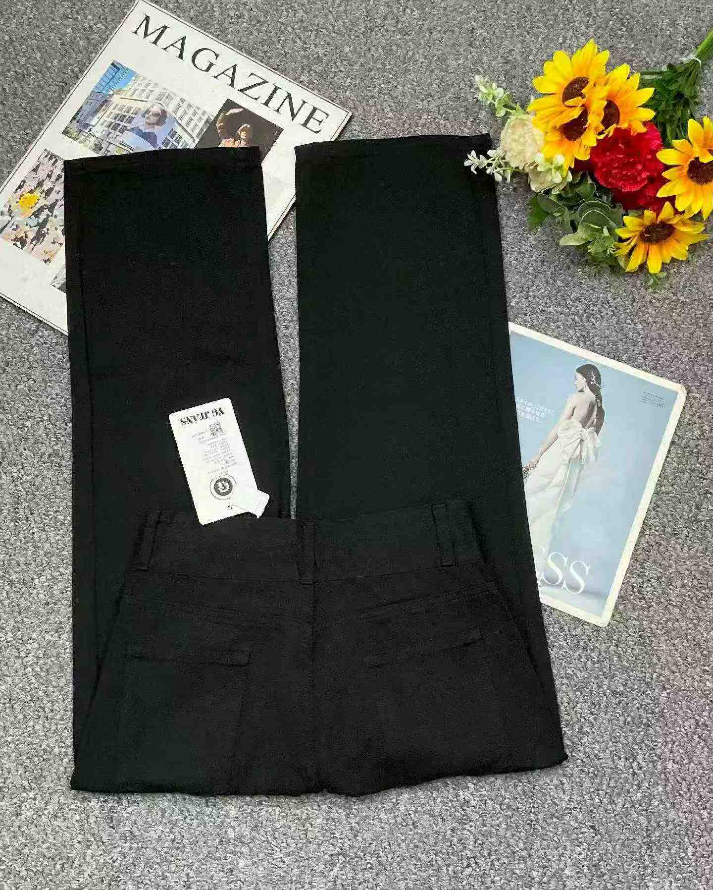 210 Pieces XS-S Size Spring Summer Vintage High Waist Wide Leg Jeans - Image 3