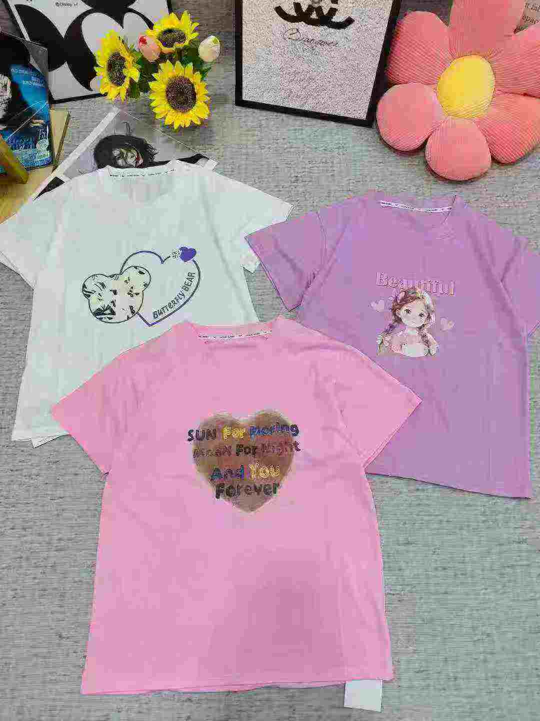 4737 Pieces Older Kids Ice-feel Sorona Short Sleeve T-shirts - Image 6