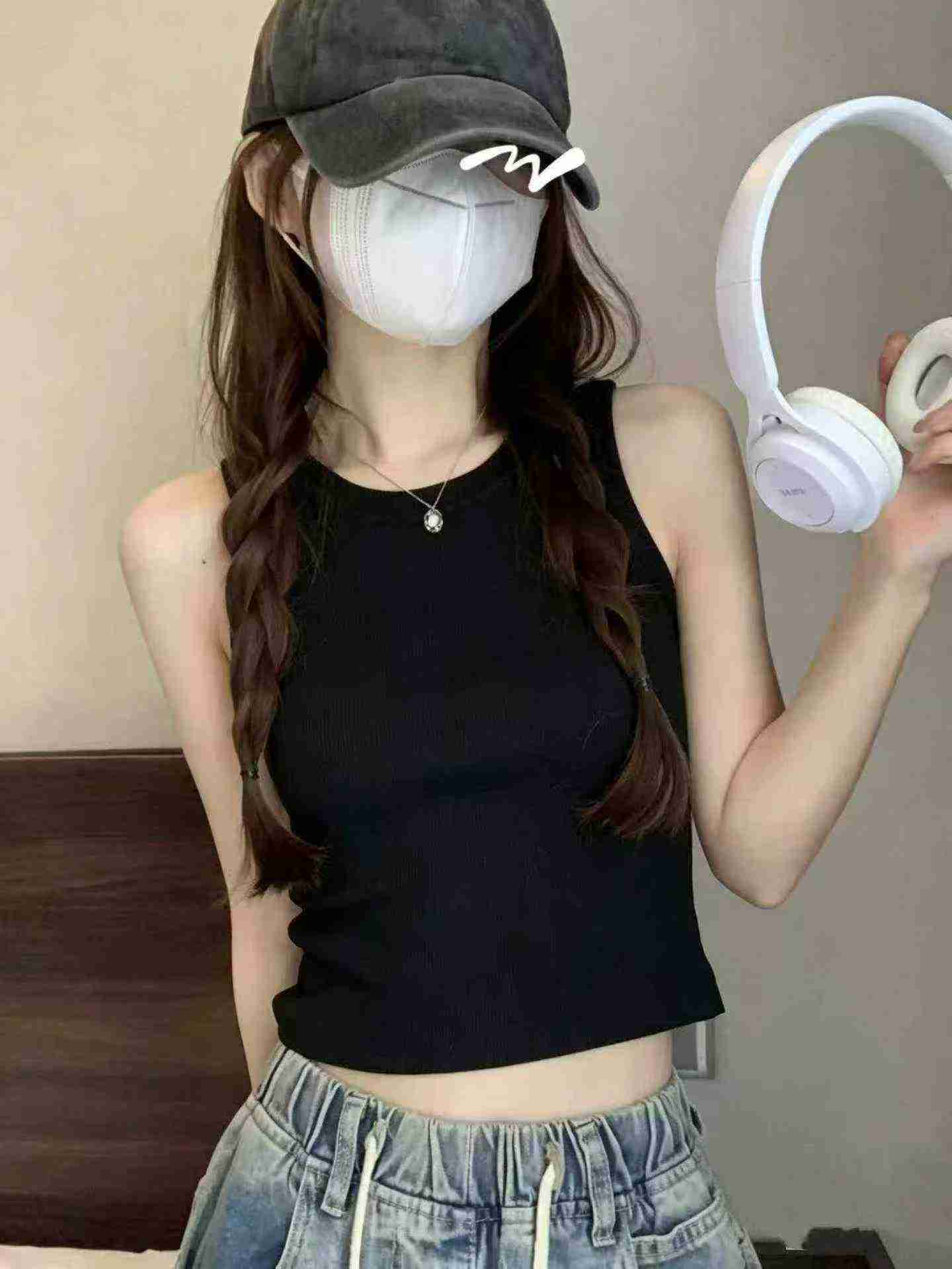 360 Pcs American Retro Sexy Versatile Tank Tops - Image 3