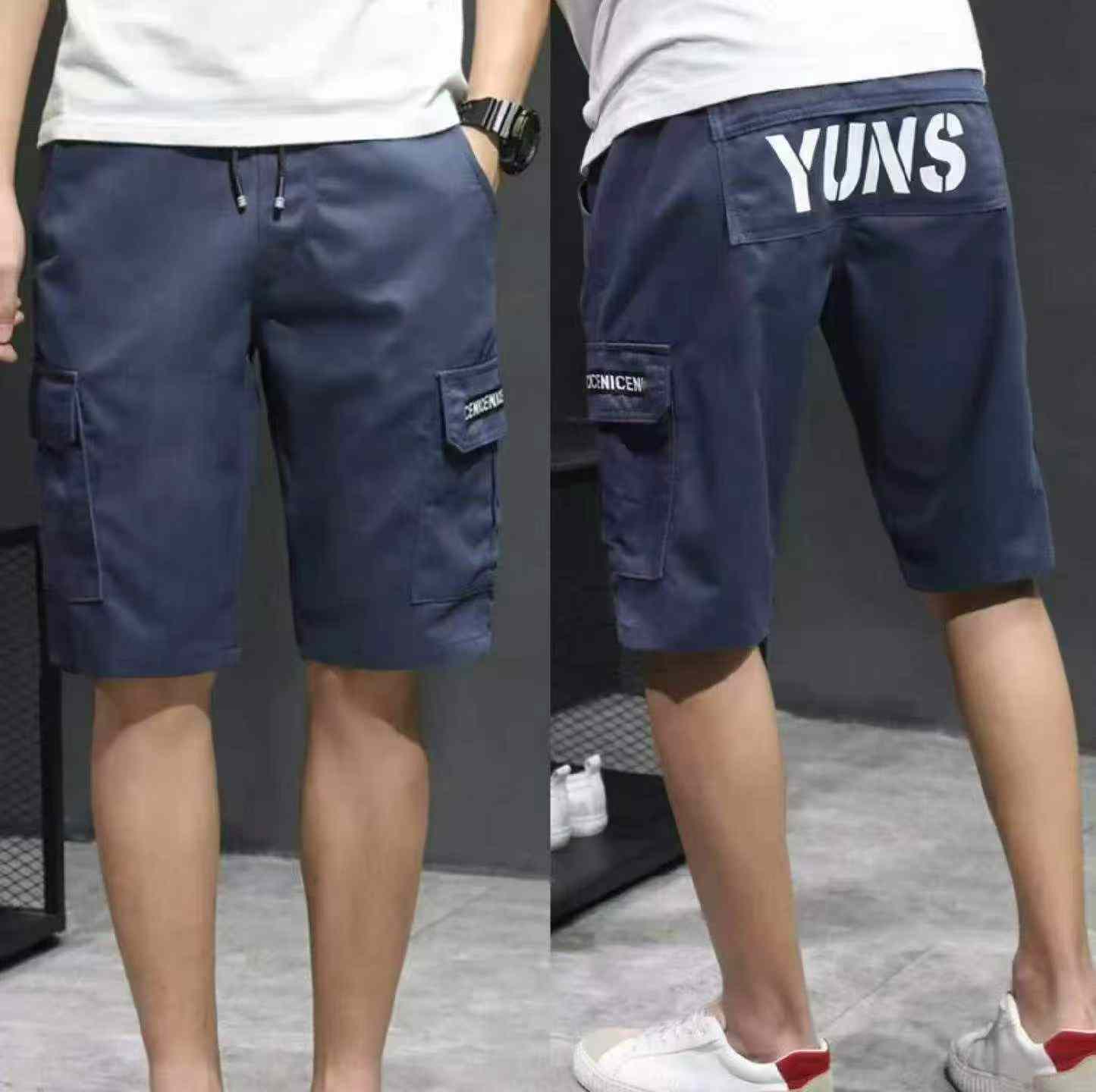 Summer Vintage Washed Cotton Multi-pocket Cargo Casual Shorts 170pcs - Image 4