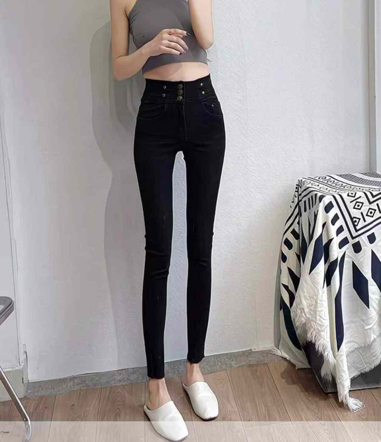 New Spring Summer Vintage High Stretch Washed Cotton Jeans S-2XL, 290 Pieces - Image 5