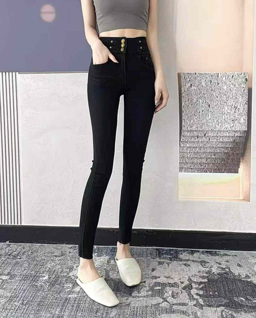 New Spring Summer Vintage High Stretch Washed Cotton Jeans S-2XL, 290 Pieces - Image 6