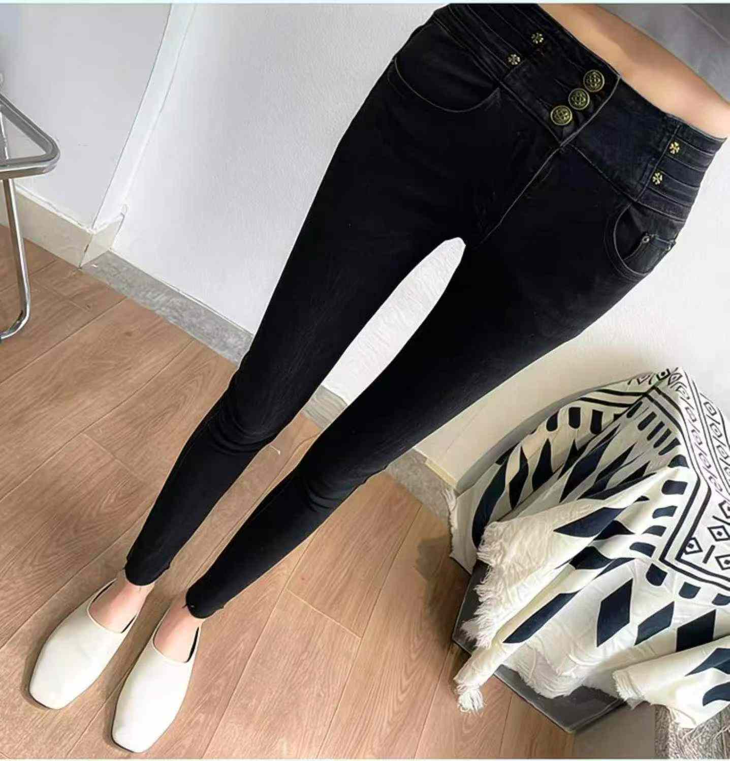 New Spring Summer Vintage High Stretch Washed Cotton Jeans S-2XL, 290 Pieces - Image 8