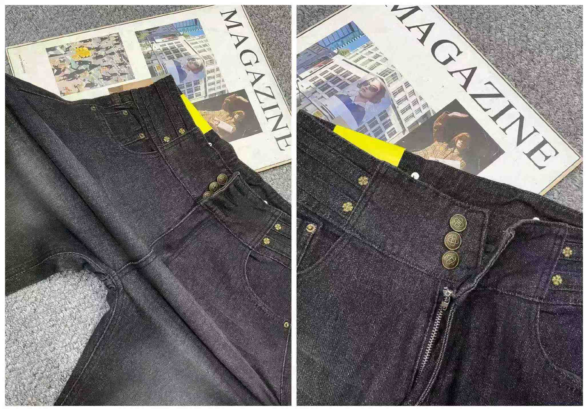 New Spring Summer Vintage High Stretch Washed Cotton Jeans S-2XL, 290 Pieces - Image 9