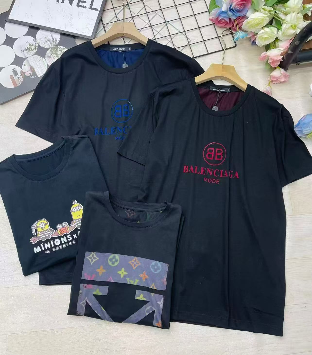 Clearance Men's Short Sleeve T-shirts, Total 609 Pieces - Image 3