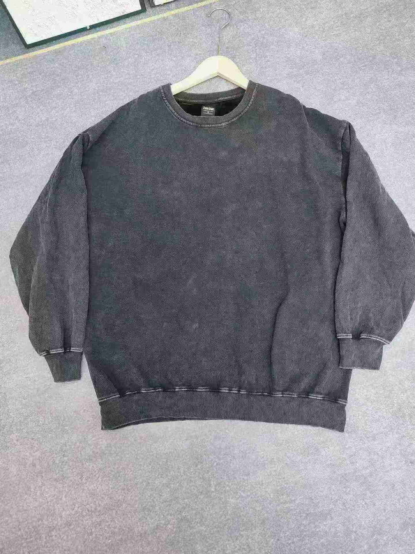 314 Keping Sweatshirt Leher Bulat Berlapik Fleece Lelaki - Image 4
