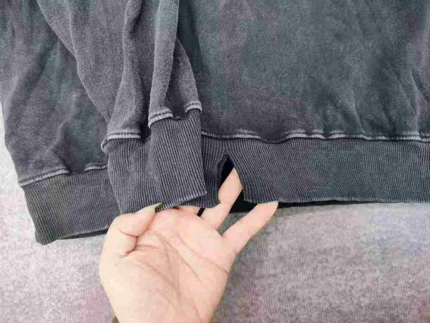 314 Keping Sweatshirt Leher Bulat Berlapik Fleece Lelaki - Image 6