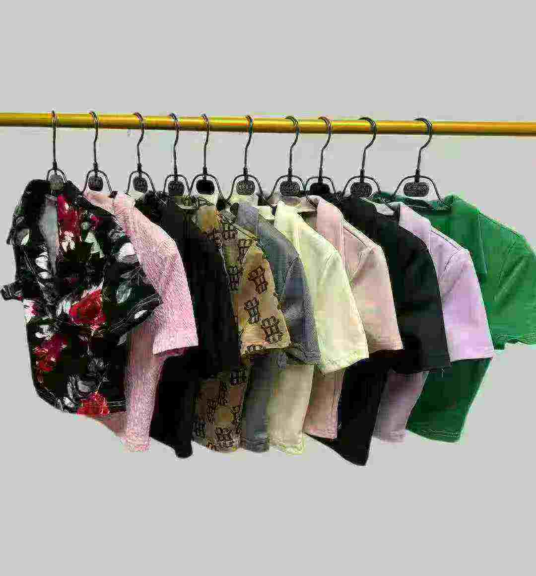 2000 Buah Lot Borong Campuran Kecil Kaos T Lengan Pendek Cropped Kerah Polo Seksi Fashion Wanita - Image 7