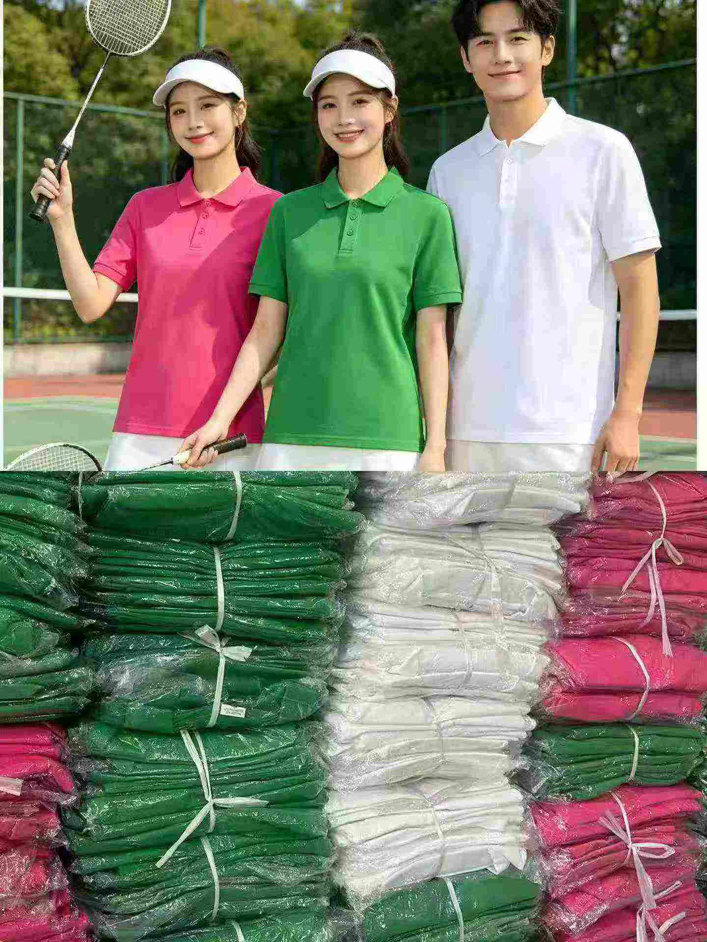 2800 piezas de camisetas polo para mujer, tallas S-2XL, algodón 65/35, embalaje individual - Image 6