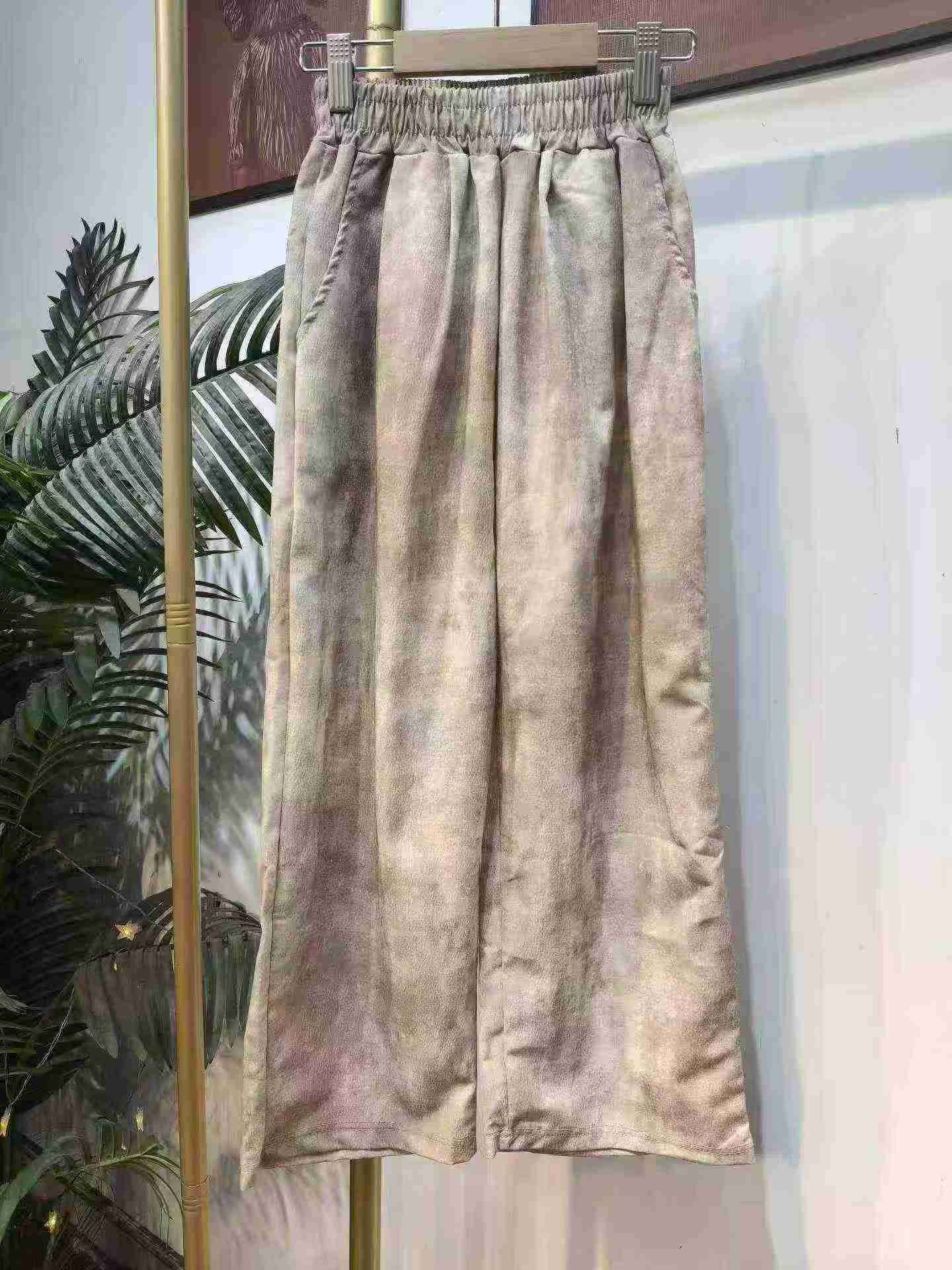 405 Peças Calças de Pernas Largas Tie-dye Novas de Verão 2026 para Meninas Tamanho 140-170 Embalagem Individual - Image 6