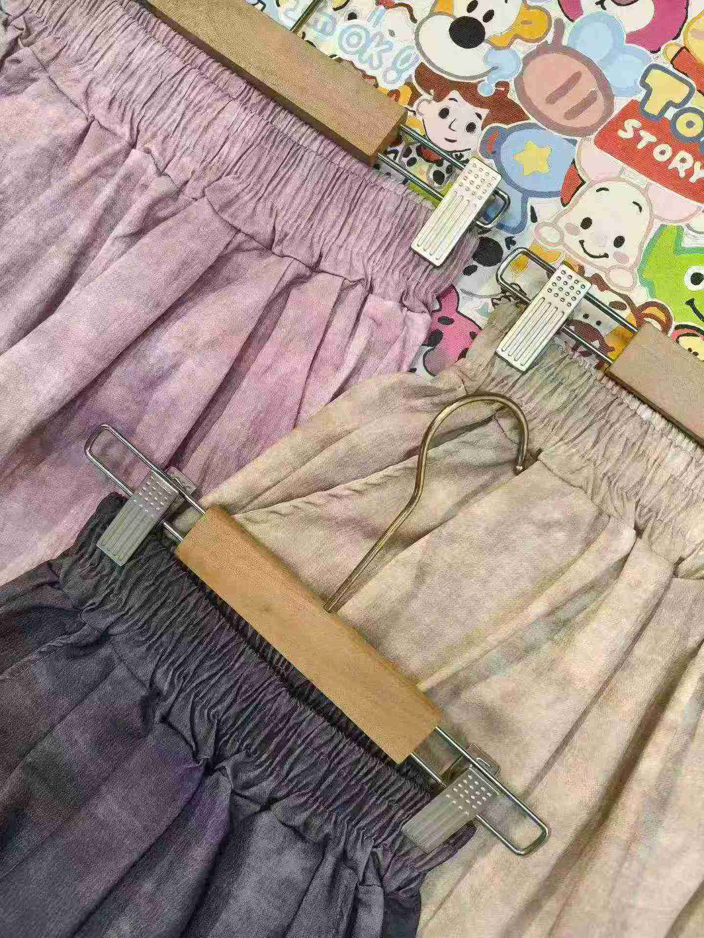 405 Peças Calças de Pernas Largas Tie-dye Novas de Verão 2026 para Meninas Tamanho 140-170 Embalagem Individual - Image 9