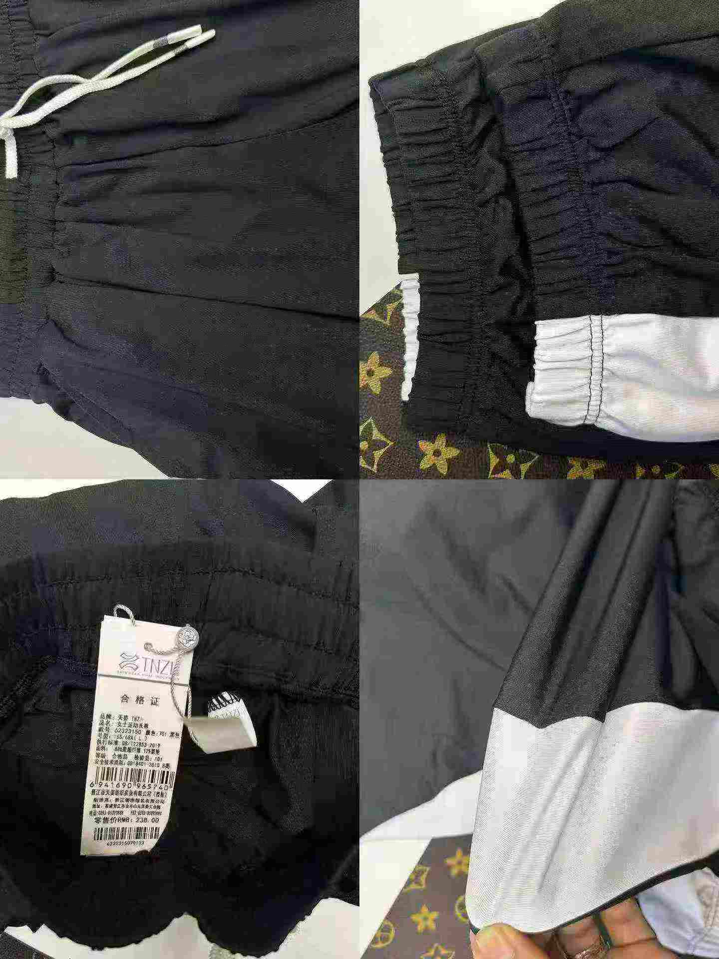 Pantalones Jogger de Felpa Casuales Negros para Mujer, 702 Piezas, Tallas S-XL - Image 6