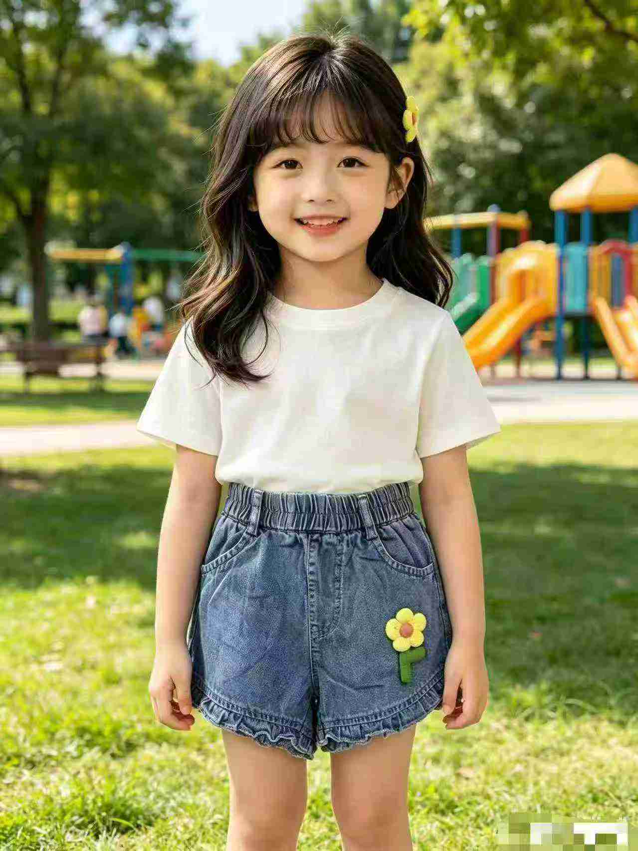306 Buah Celana Pendek Denim Anak - Image 2