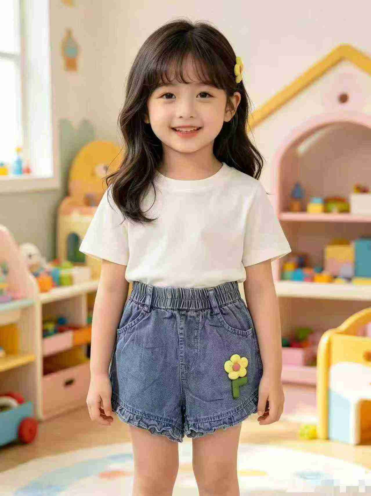 306 Buah Celana Pendek Denim Anak - Image 3