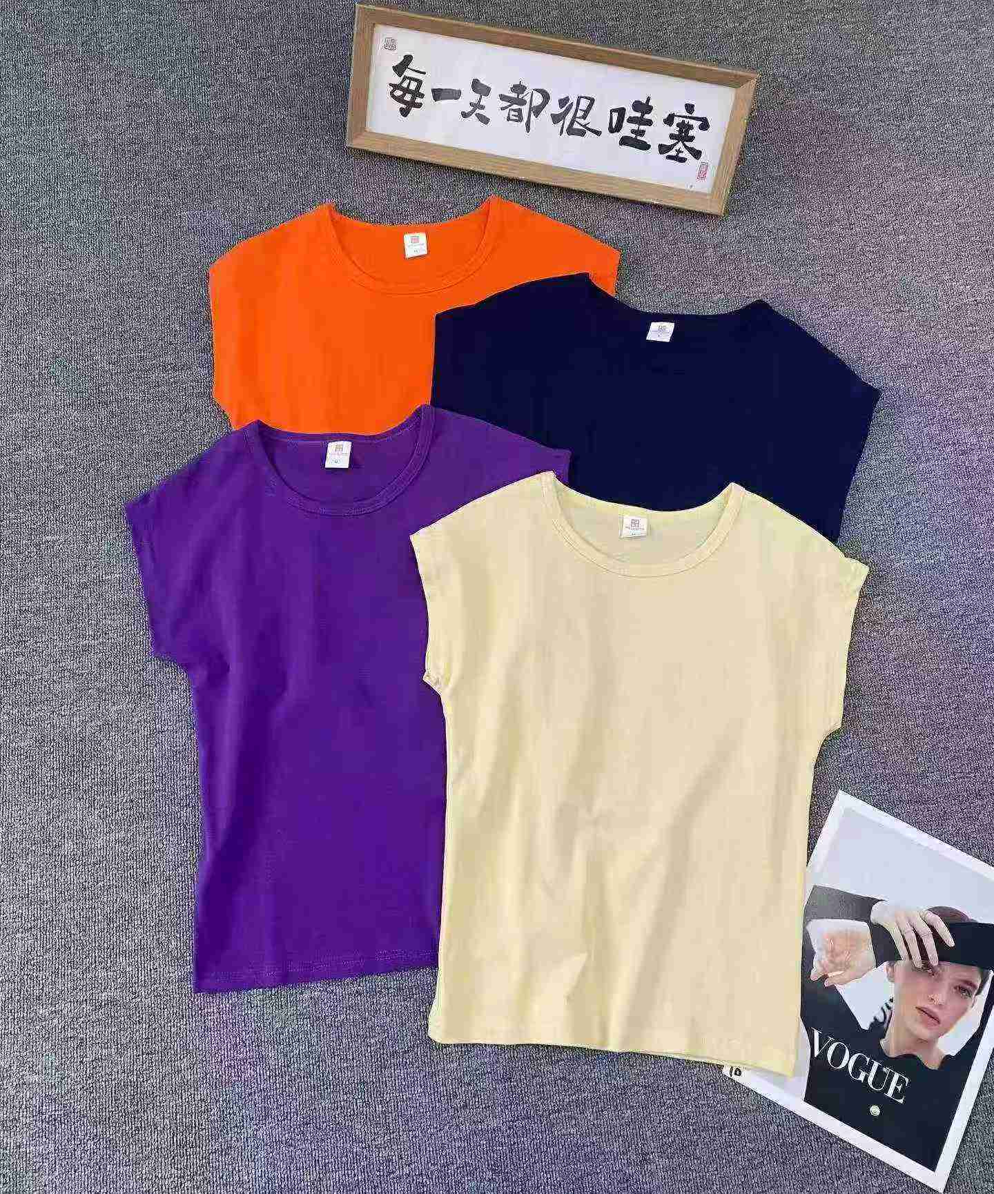 660 Buah Kaos Lengan Pendek Katun Wanita - Image 4