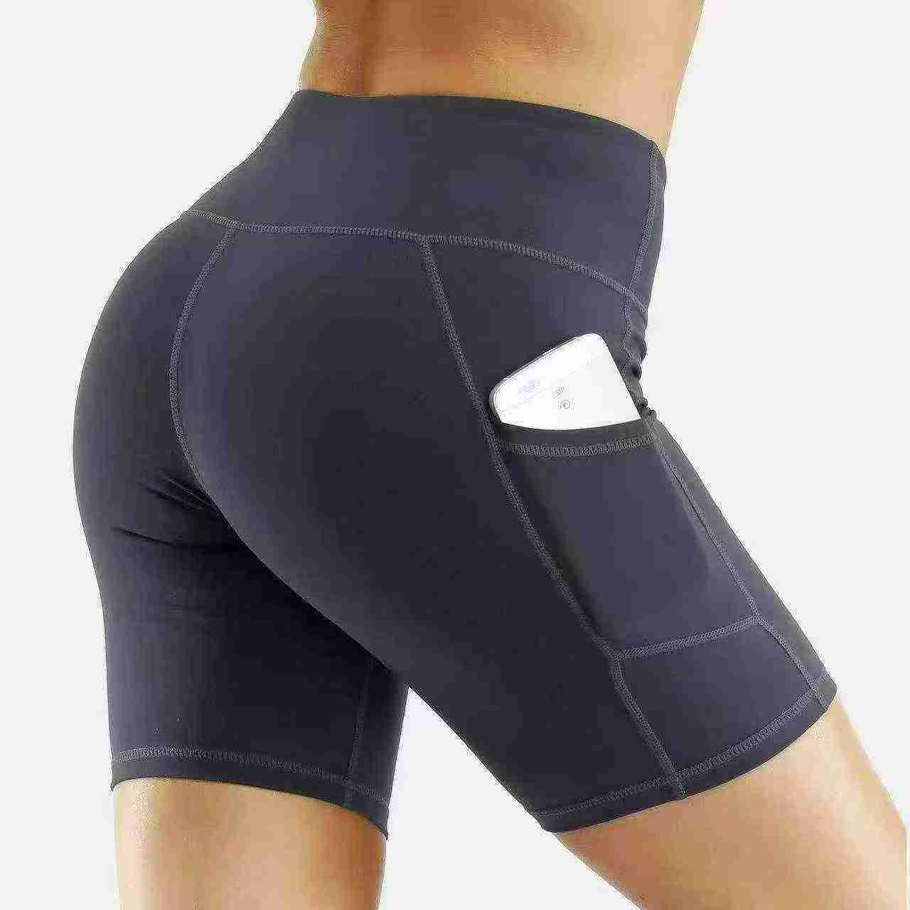 1230 Pieces Women's Yoga Shorts With Individual Packaging - Image 7