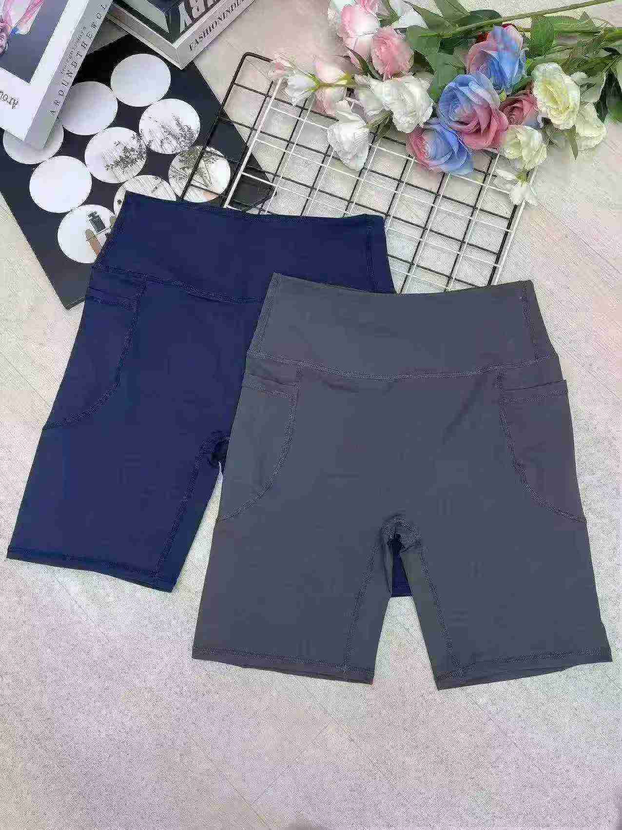 1230 Pieces Women's Yoga Shorts With Individual Packaging - Image 8