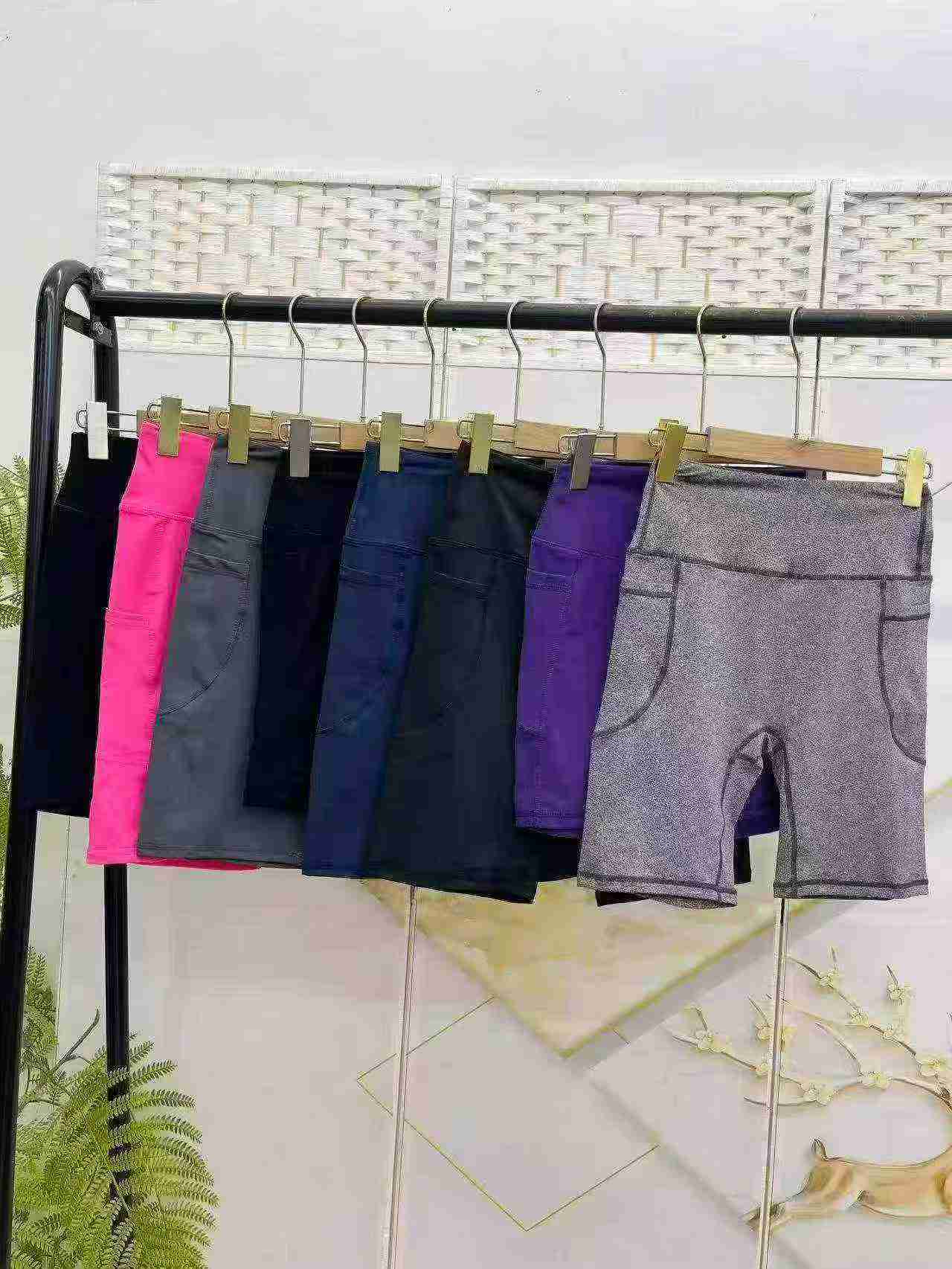 1230 Pieces Women's Yoga Shorts With Individual Packaging - Image 9